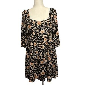 American Eagle Floral Babydoll Dress